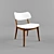 Elegant Nissa Side Chair: M. Marconato - T. Zappa 3D model small image 1