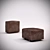 Flexform Bangkok - Modern Stylish Pouf 3D model small image 1
