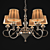 Italian Luxury Crystal Chandelier 3D model small image 1