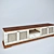 Elegant TV Stand with Textures 3D model small image 1