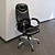 Sleek Sparta Chrome Steel 3D model small image 1