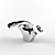 Premium Square Bidet Mixer by Dornbraht 3D model small image 1