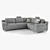 Nautilus by Neiser: Stylish Corner Sofa 3D model small image 1