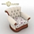 Luxurious Versailles Armchair: Estilo Collection 3D model small image 1