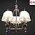 Modern G-light Aladdin Chandelier 3D model small image 1