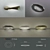 Fabbian F17 ENCK Wall Lamp: Modern Style, 3 Colors 3D model small image 1
