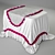 Square Tablecloth. Premium Quality. 3D model small image 1