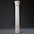 Kazakh-inspired Column 3D model small image 1