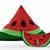Refreshing Watermelon Pillow 3D model small image 1