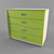 Neman Combi Chest of Drawers 3D model small image 1