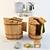 Cedar Barrel Pool: Perfect for Relaxation! 3D model small image 1