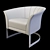 Sleek and Comfortable Gamma Oyster 3D model small image 5