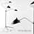 Title: Sleek 3-Arm Floor Lamp 3D model small image 1