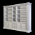 Elegant Canova&Rialto Bookcase: L-3150mm, W-490mm, H-2360mm 3D model small image 4