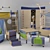 Haba Children's Furniture Set - Bed, Wardrobe, Chair, Table, and More! 3D model small image 1