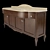 Elegant Epoque Plutone Furniture Set 3D model small image 3