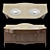 Elegant Epoque Plutone Furniture Set 3D model small image 4