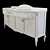 Elegant Epoque Plutone Furniture Set 3D model small image 6