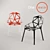 Sleek Stacking Chair by Magis 3D model small image 1