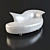 Sculpted Amphora Couch: Detailed 3D Model 3D model small image 1