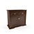 Septima Oak Chest of Drawers 3D model small image 1