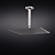 Luxurious Glide 400mm Shower 3D model small image 1