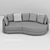 Modern Modular Sofa: CARL BENZ 4500 3D model small image 1