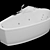 Intelligent Design Bathtub 3D model small image 1