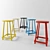 Elegant Gustave Stool by Adentro 3D model small image 1