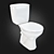 Cersanit President Toilet 3D model small image 1