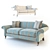 Workshop Browning Fabric Sofa 3D model small image 1
