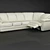 Blando Federico Recliner Sofa 3D model small image 1
