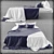 Proficient Bedding Set 3D model small image 1
