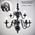 Elegant Preciosa Chandelier 3D model small image 1