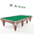 Classic Russian Billiards Tables 3D model small image 1