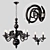 Elegant Preciosa Chandelier & Sconce 3D model small image 2