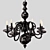 Elegant Preciosa Chandelier & Sconce 3D model small image 3