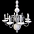Elegant Preciosa Chandelier & Sconce 3D model small image 5