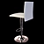 Latina SG Bar Chair: Sleek Design & Optimal Height 3D model small image 3