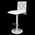 Latina SG Bar Chair: Sleek Design & Optimal Height 3D model small image 4