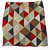 Triangle Fiesta Multicolored Carpet 3D model small image 1