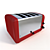 Dualit Classic 4-Slice Toaster: A Toast Lover's Dream! 3D model small image 1