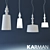 Elegant Pendant Light: Karman ALÌ E BABÀ 3D model small image 1