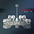Baccarat Ellipse 16L Chandelier 3D model small image 1
