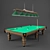 Seductive Slate Billiards Set 3D model small image 1
