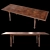 Luxury Italian Style: Bamax Canova&Rialto Dining Table 3D model small image 2
