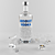 Pure Perfection: Absolut Vodka & Glass 3D model small image 1