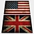 Vintage Carpets: US & GB 3D model small image 1