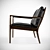 Samsö Lounge Chair: Danish Design Elegance 3D model small image 3