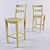 Neptune Suffolk Bar Stool: Stylish and Sturdy 3D model small image 1